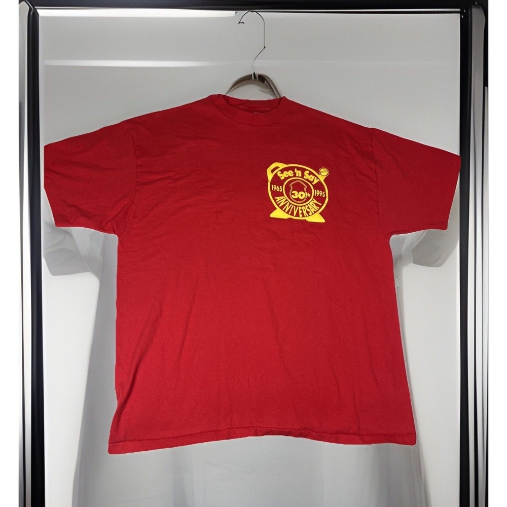 VTG 1995 MATTEL‎ See N Say Toy T-SHIRT NOS Single Stitch XL RARE